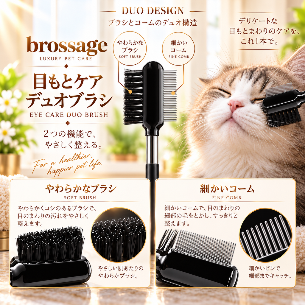 目もとケア デュオブラシ