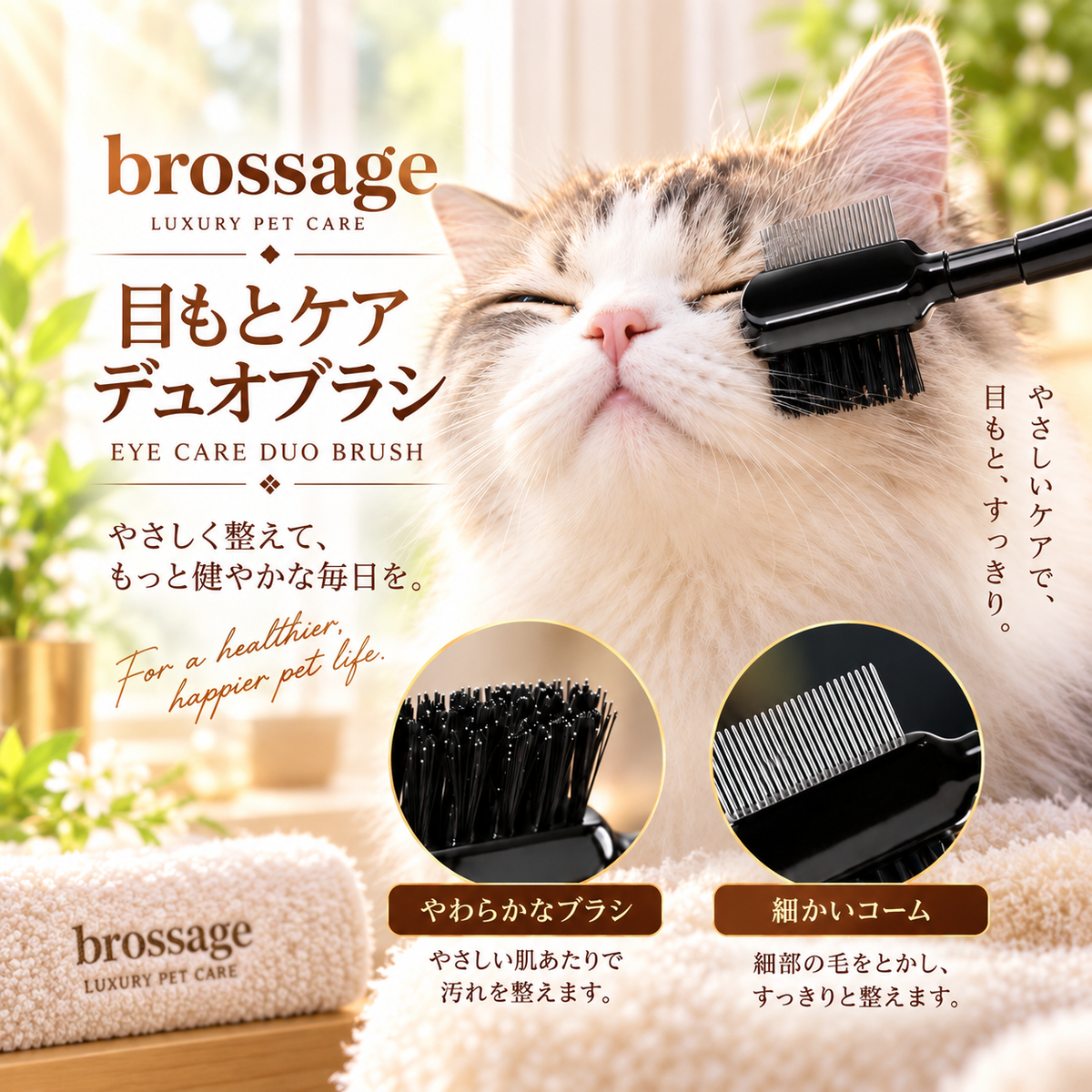 目もとケア デュオブラシ