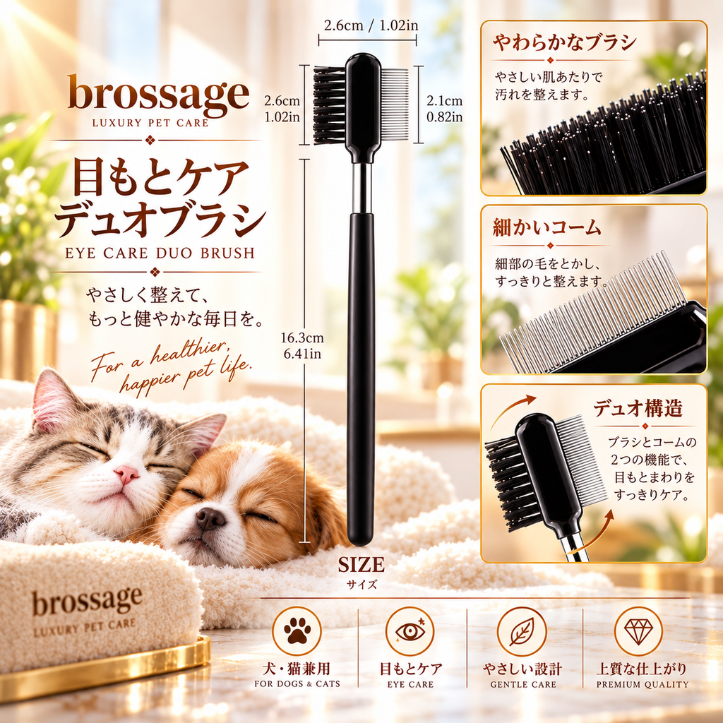 目もとケア デュオブラシ